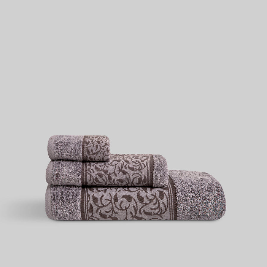 Juego de Toallas Jacquard Darc Gris