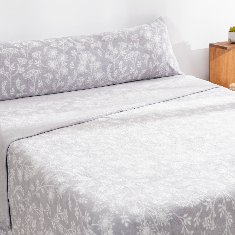 Juego de Sábanas Coralina Innova Yalena Gris
