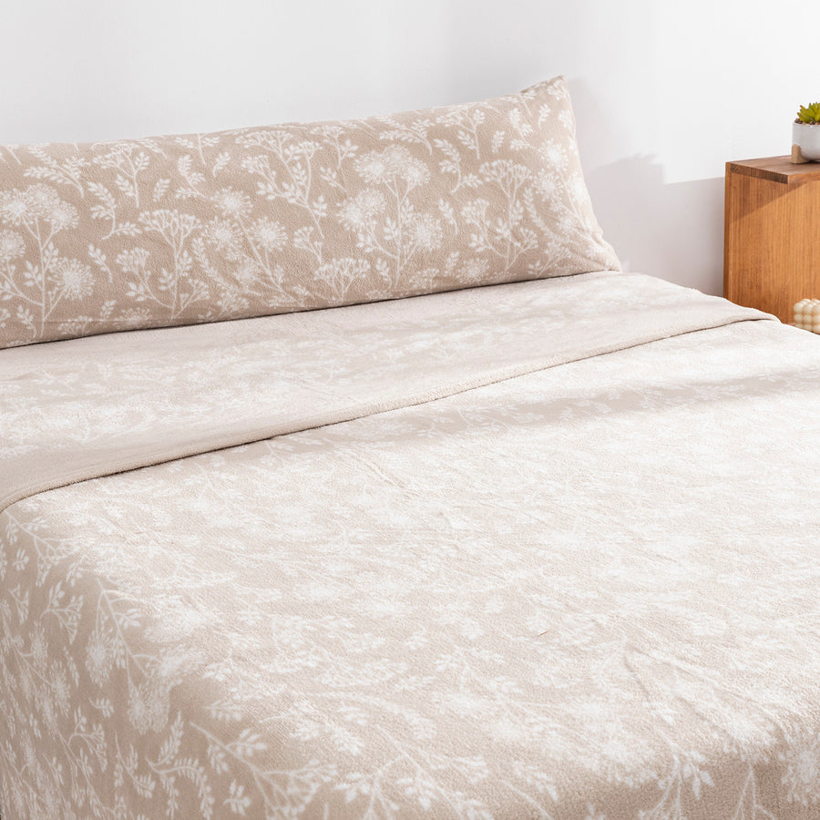 Juego de Sábanas Coralina Innova Yalena Beige