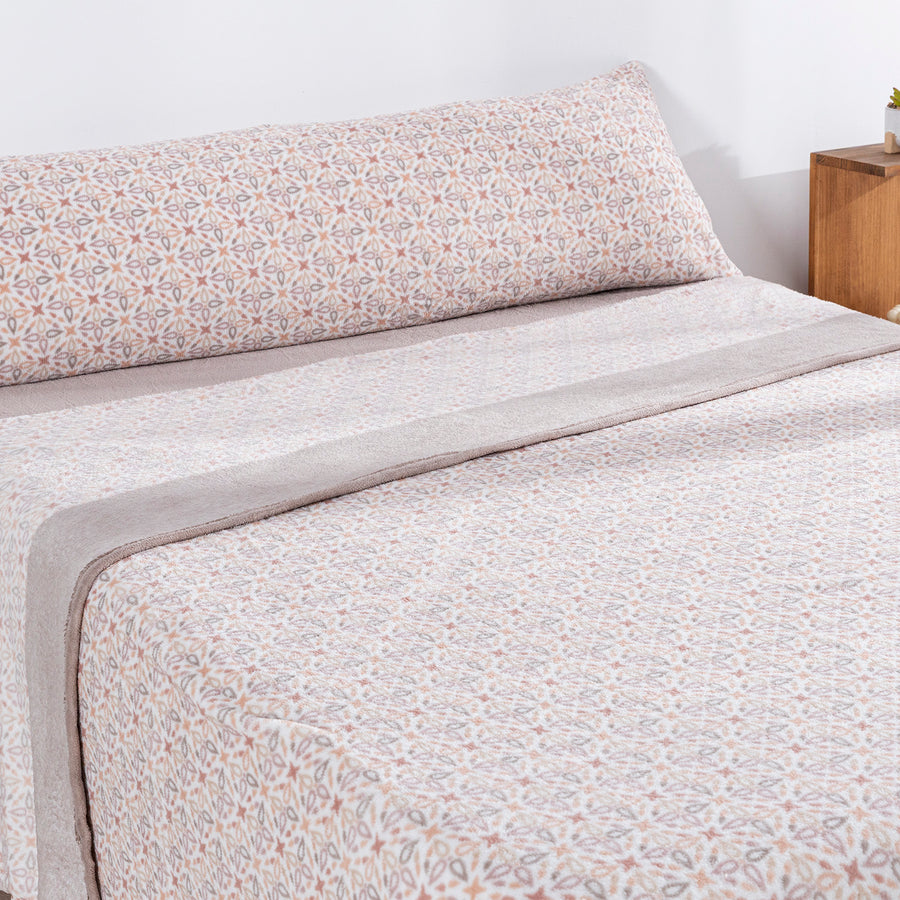 Juego de Sábanas Coralina Innova Arane Beige