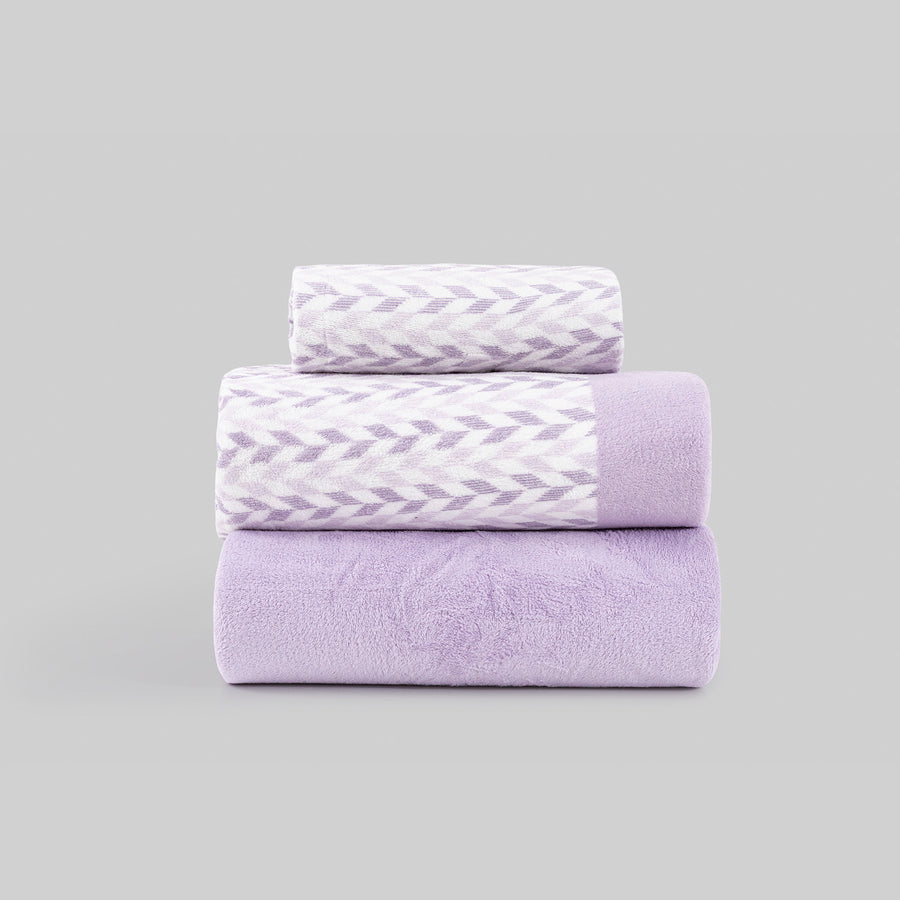 Juego de Sábanas Coralina Innova Briana Lavanda